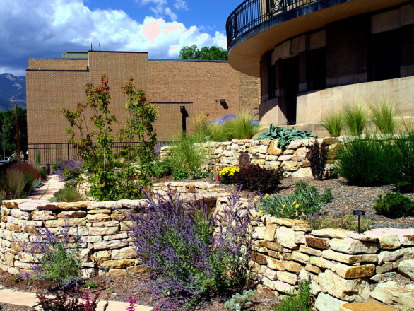 Public Library Outdoor Learning Center - donated by Siloam Stone and Fredell Enterprises